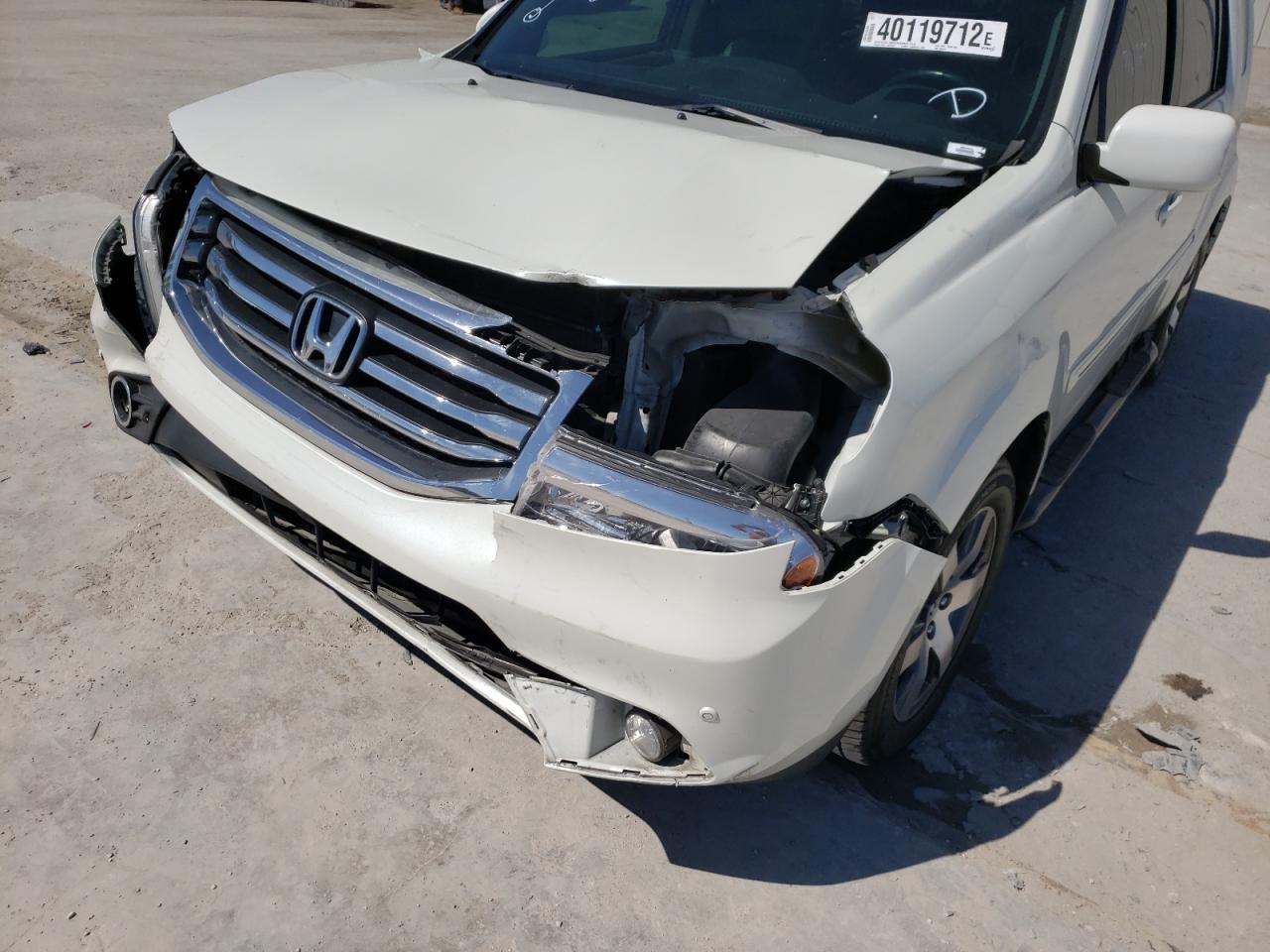 Photo 9 from auction – 2015 HONDA PILOT TOUR with VIN 5FNYF3H94FB008313
