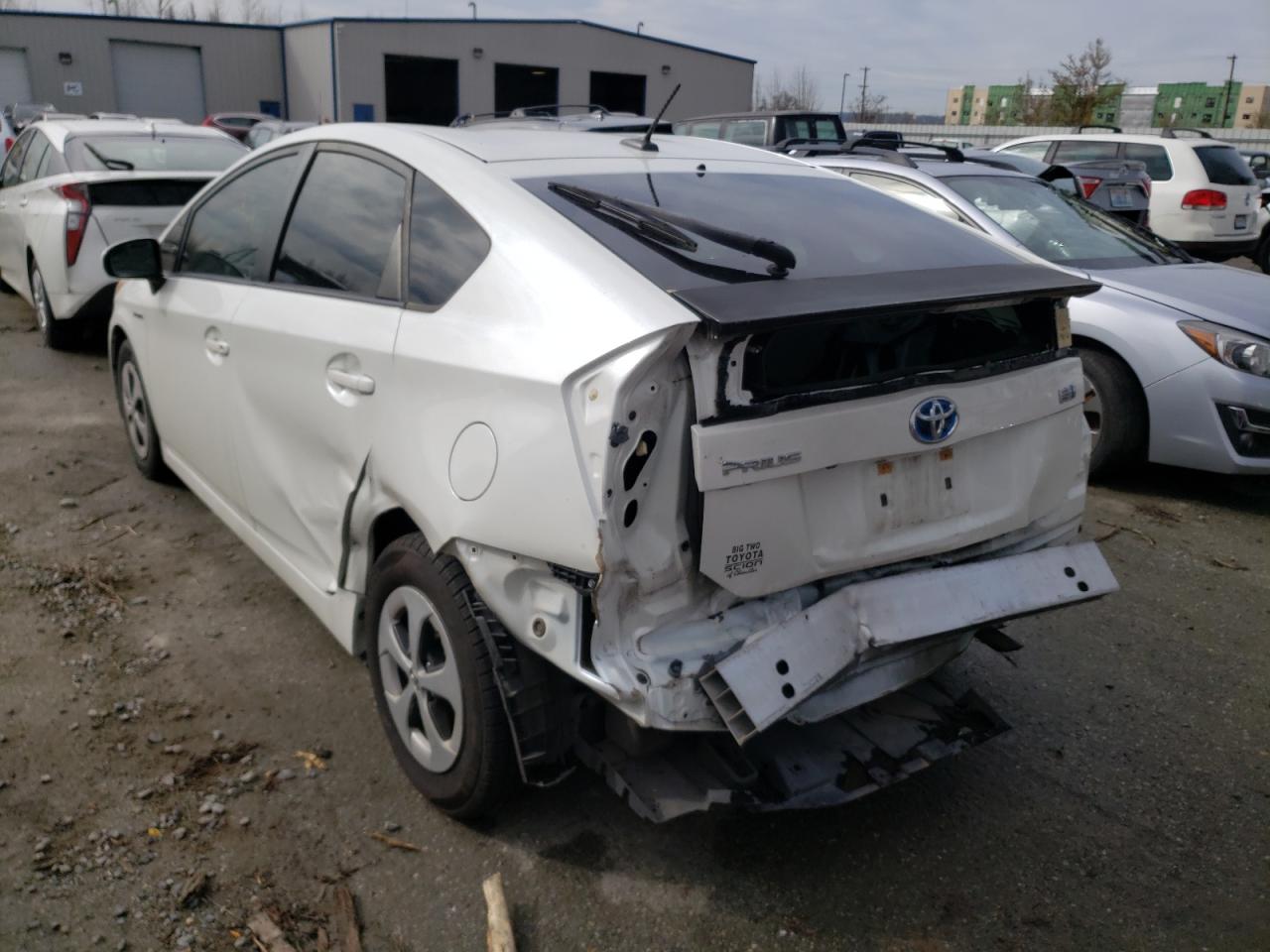 Photo 3 from auction – 2014 TOYOTA PRIUS with VIN JTDKN3DU1E1747567