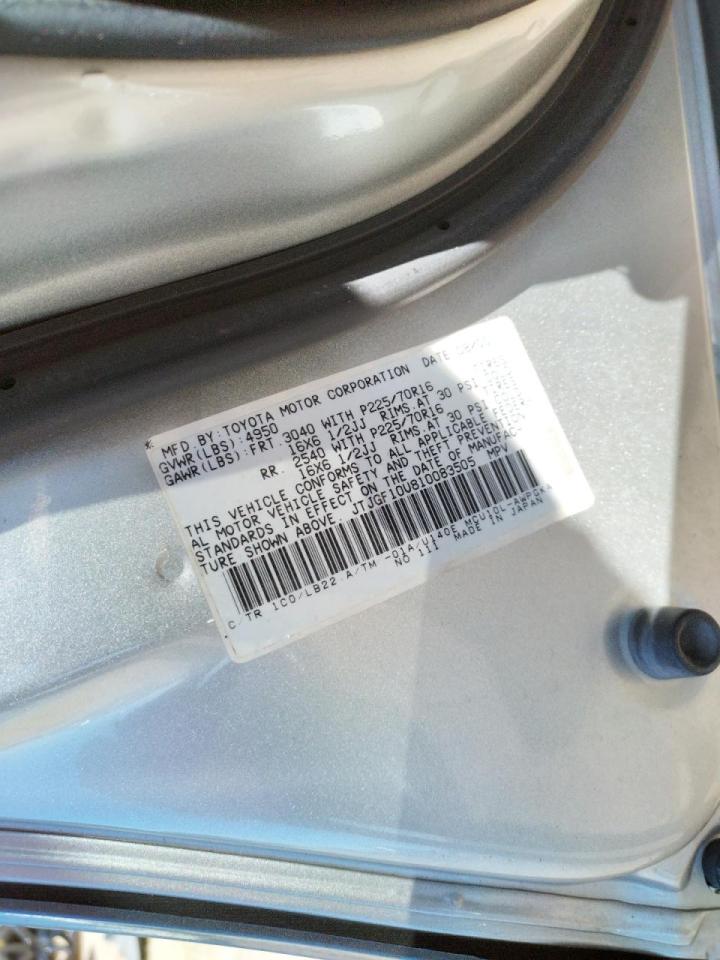 Photo 10 from auction – 2001 LEXUS RX 300 with VIN JTJGF10U810083505