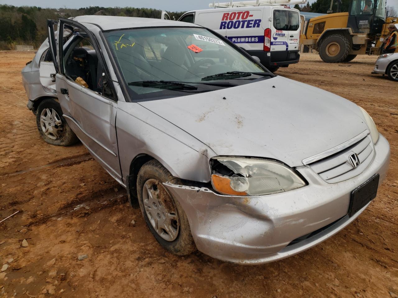 Photo 1 from auction – 2001 HONDA CIVIC LX with VIN 1HGES16541L011352
