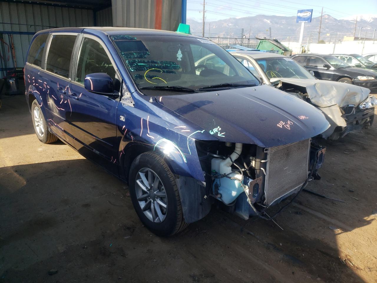 DODGE GRAND CARA 2014 with VIN 2C4RDGBG9ER250431 - Photo from auction