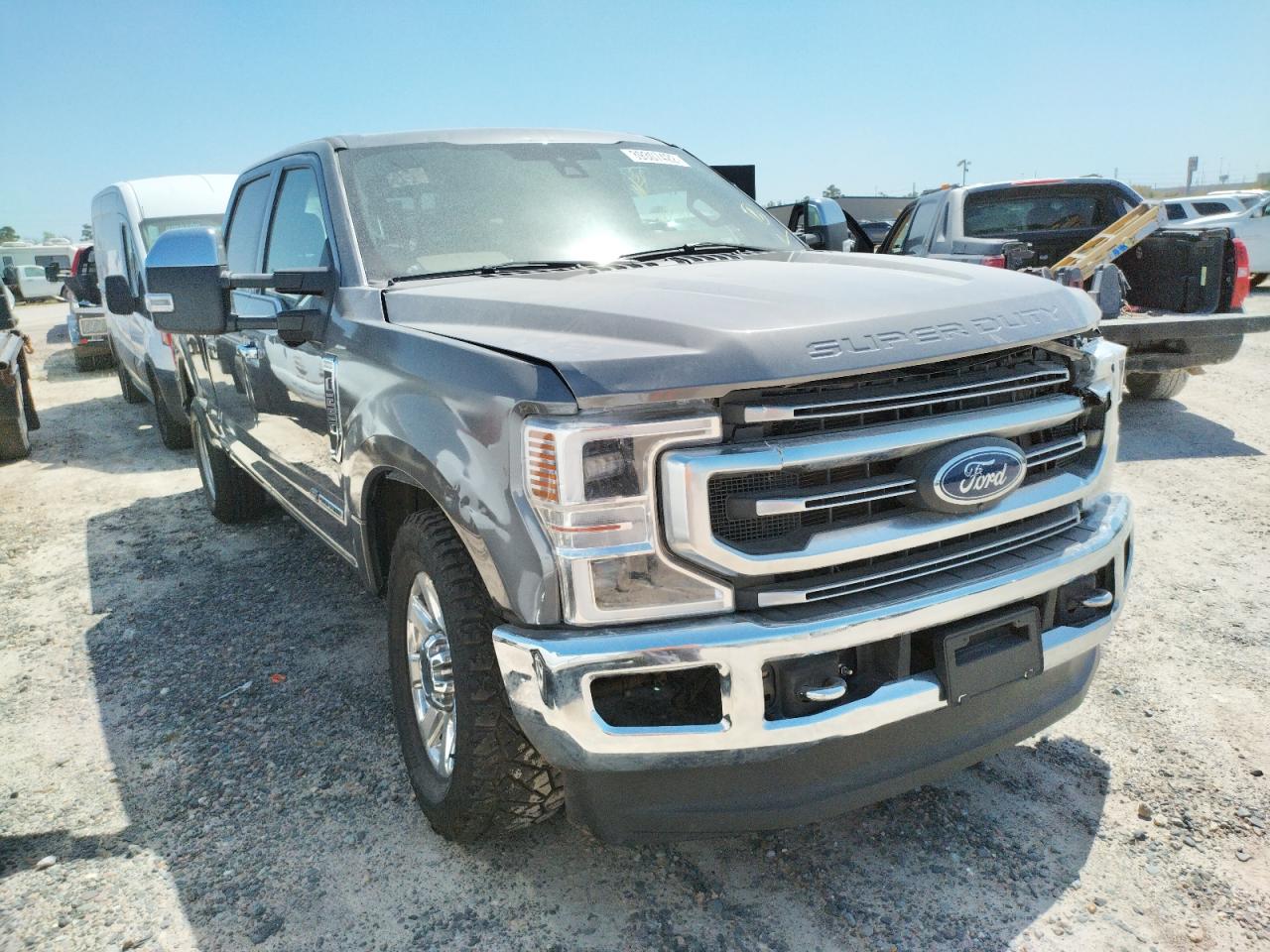 FORD F250 SUPER 2021 with VIN 1FT7W2BT4MEC19987 - Photo from auction