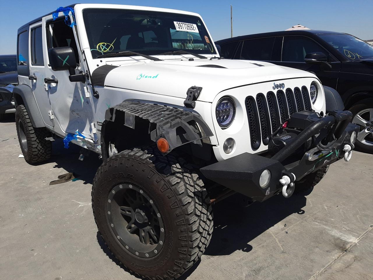 JEEP WRANGLER U 2014 with VIN 1C4BJWDG9EL251069 - Photo from auction
