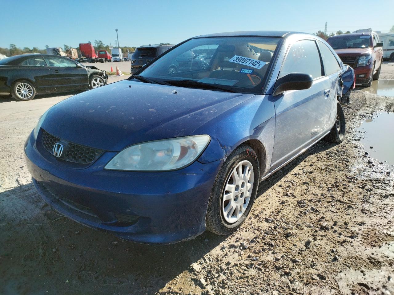 Photo 2 from auction – 2004 HONDA CIVIC LX with VIN 1HGEM22554L024508