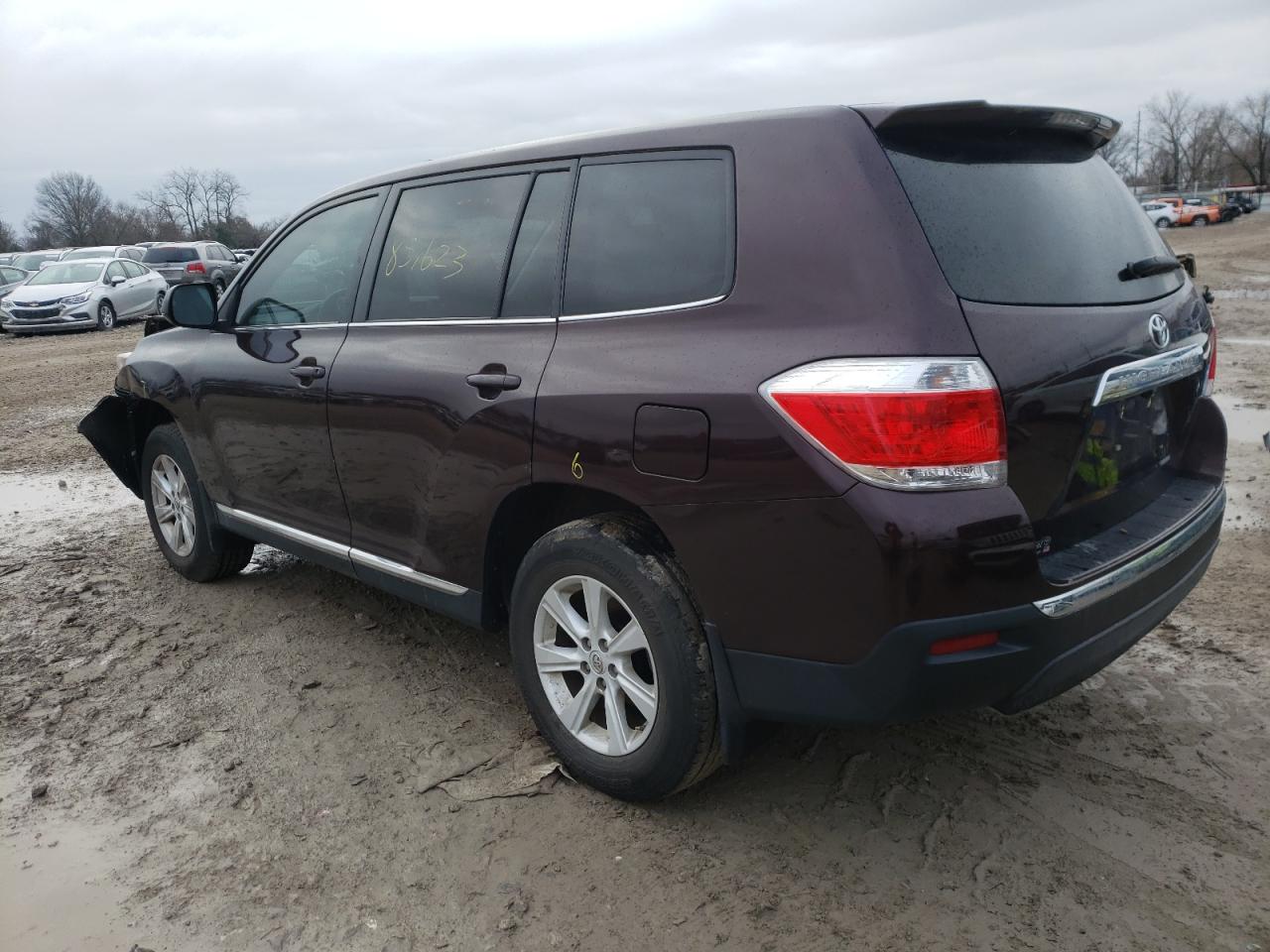 Photo 3 from auction – 2013 TOYOTA HIGHLANDER with VIN 5TDZA3EHXDS045597