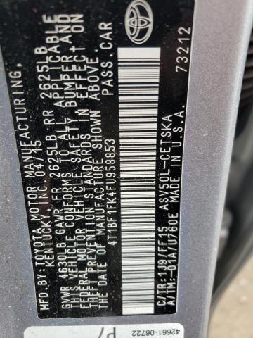 Photo 10 from auction – 2015 TOYOTA CAMRY LE with VIN 4T1BF1FK4FU958853