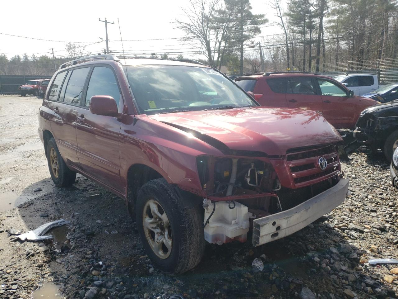 TOYOTA HIGHLANDER 2006 with VIN JTEHD21A960040592 - Photo from auction