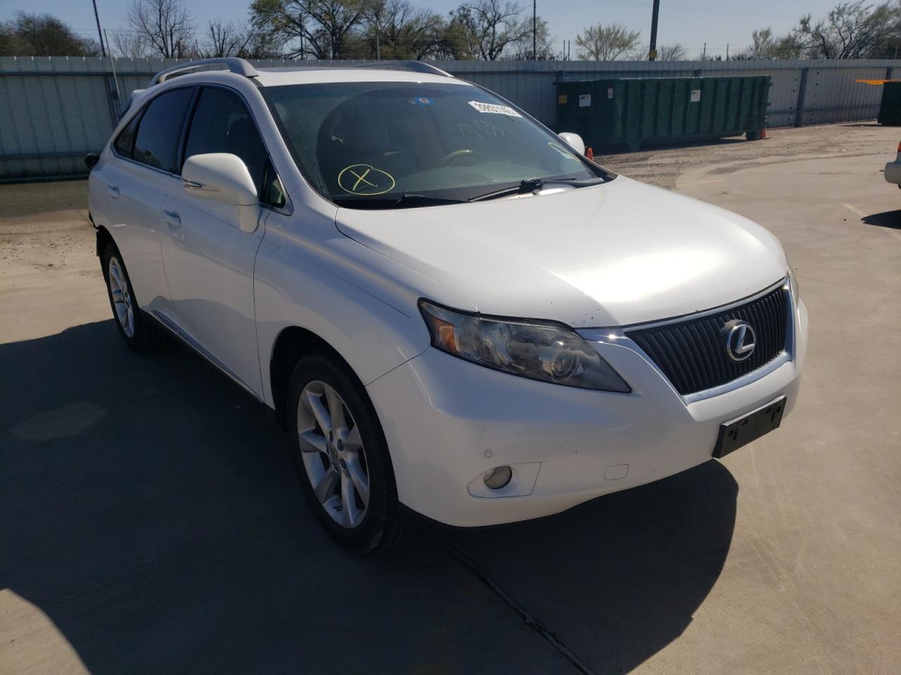 LEXUS RX 350 2011 with VIN 2T2ZK1BAXBC045545 - Photo from auction