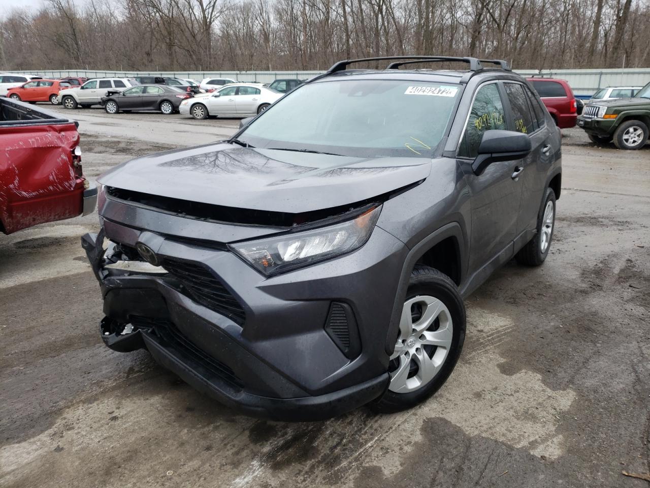 Photo 2 from auction – 2021 TOYOTA RAV4 LE with VIN 2T3H1RFV4MC104372