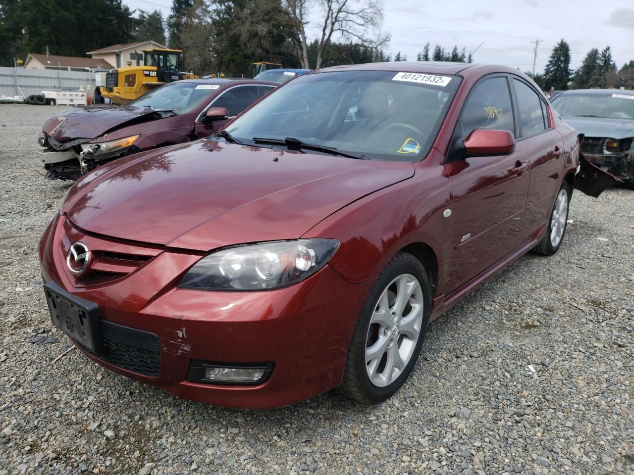 Photo 2 from auction – 2008 MAZDA 3 S with VIN JM1BK323481182416