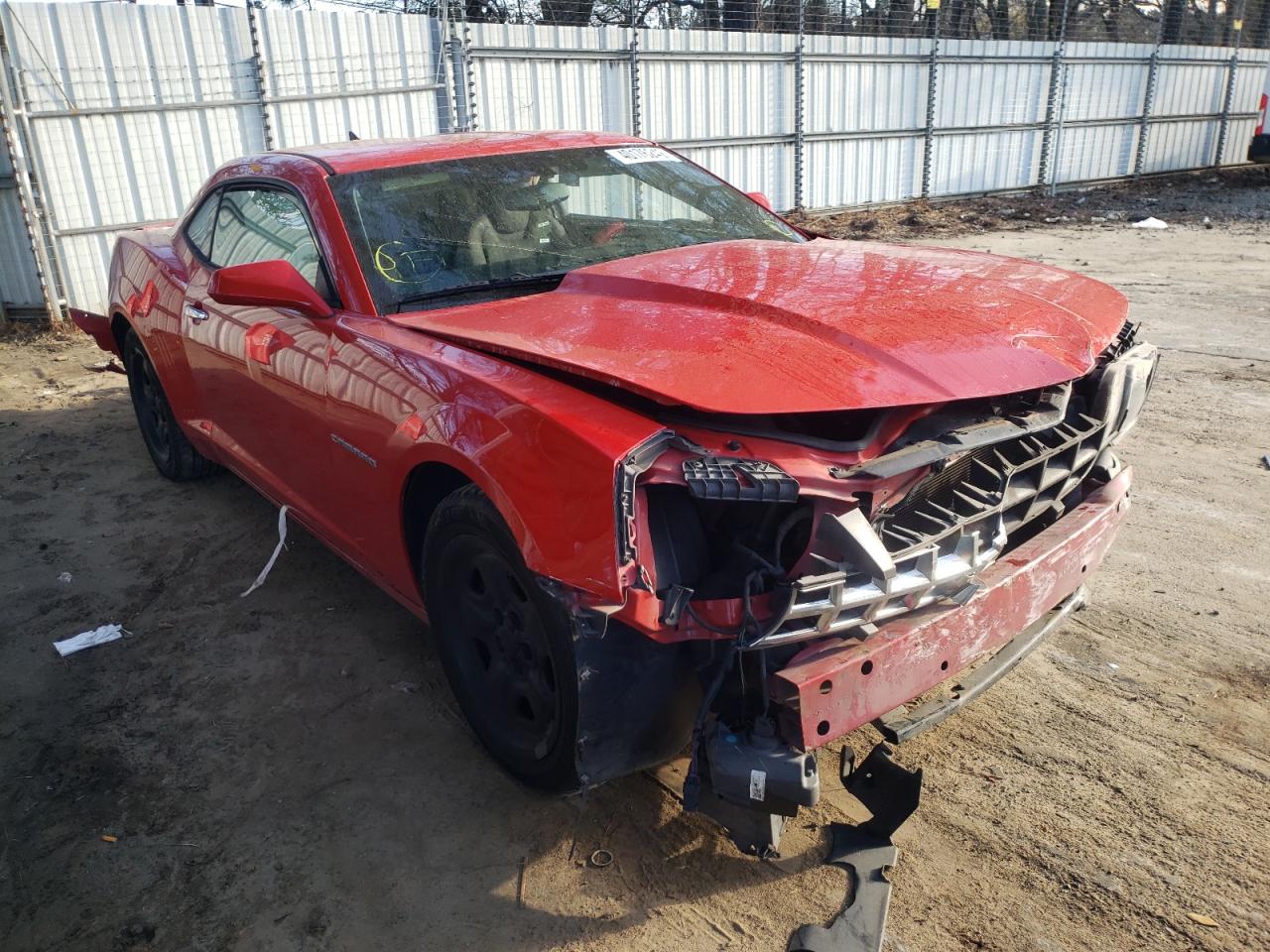 CHEVROLET CAMARO LS 2012 with VIN 2G1FA1E39C9142446 - Photo from auction