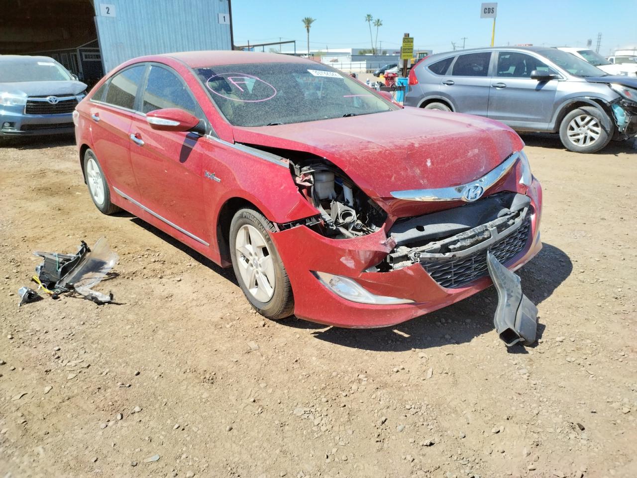 Photo 9 from auction – 2011 HYUNDAI SONATA HYB with VIN KMHEC4A4XBA011067