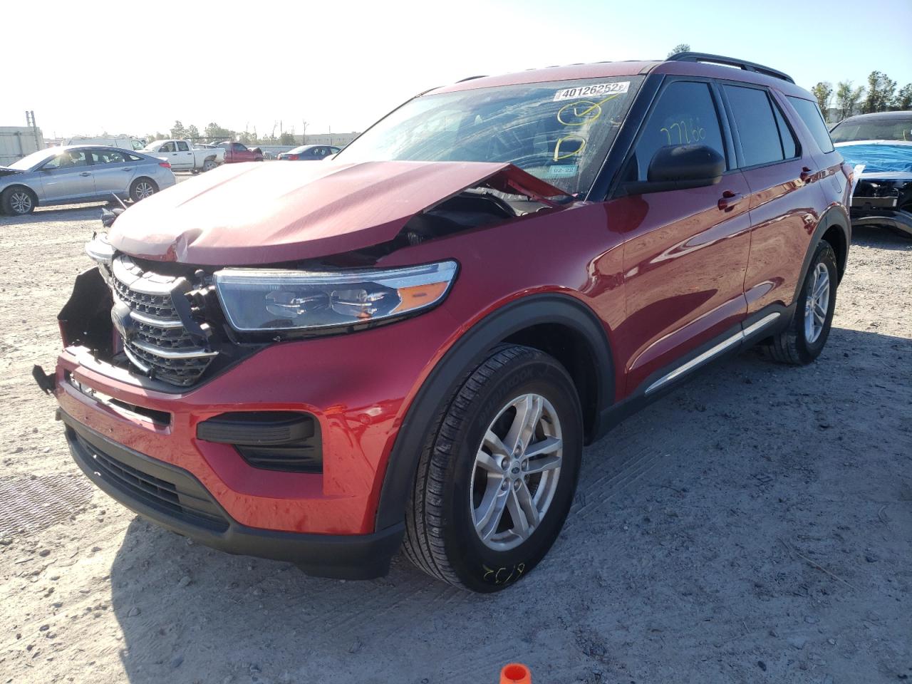 Photo 2 from auction – 2020 FORD EXPLORER X with VIN 1FMSK7DHXLGB09052