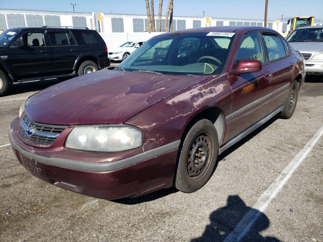 Photo 2 from auction – 2002 CHEVROLET IMPALA with VIN 2G1WF55E129201935