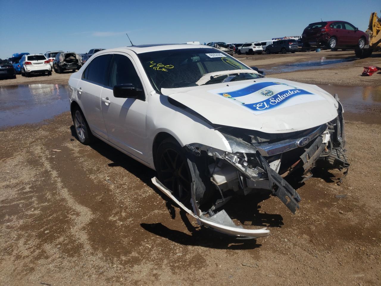 FORD FUSION SEL 2012 with VIN 3FAHP0JA0CR338935 - Photo from auction