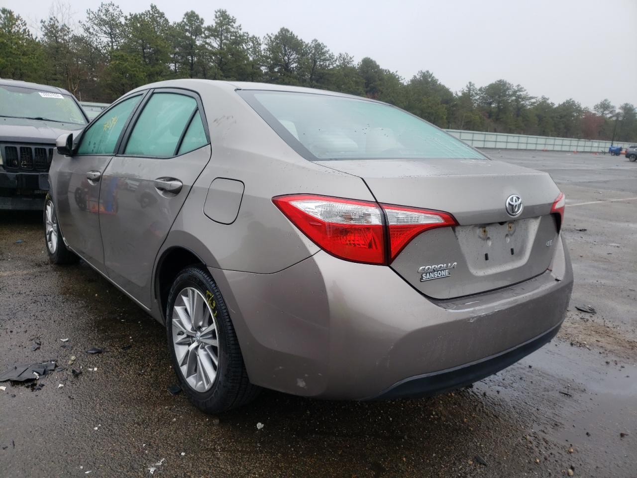 Photo 3 from auction – 2014 TOYOTA COROLLA L with VIN 2T1BURHE5EC046857