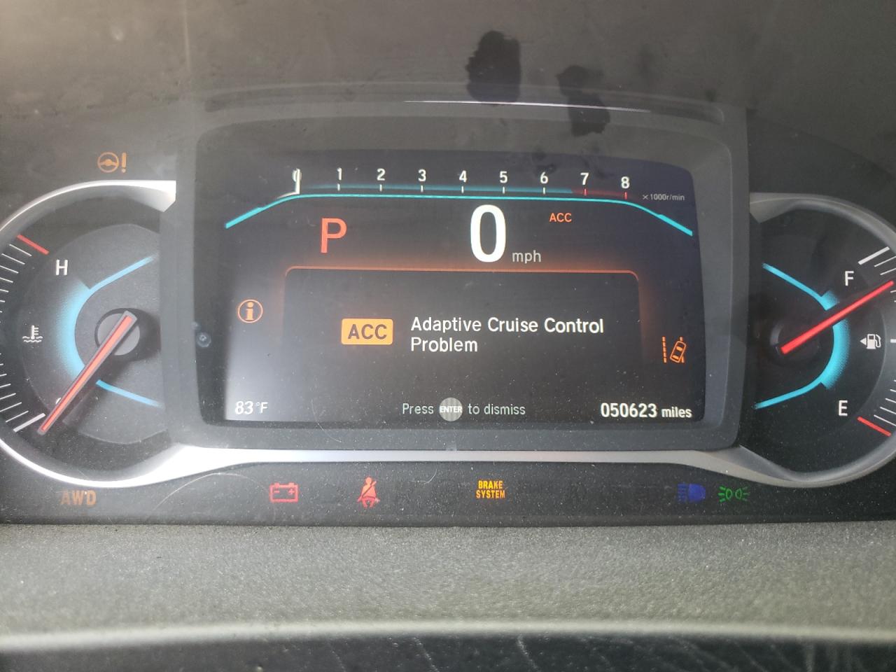 Photo 8 from auction – 2019 HONDA PILOT EXL with VIN 5FNYF6H59KB093450