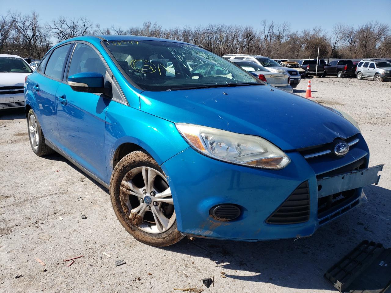 FORD FOCUS SE 2014 with VIN 1FADP3F27EL136547 - Photo from auction