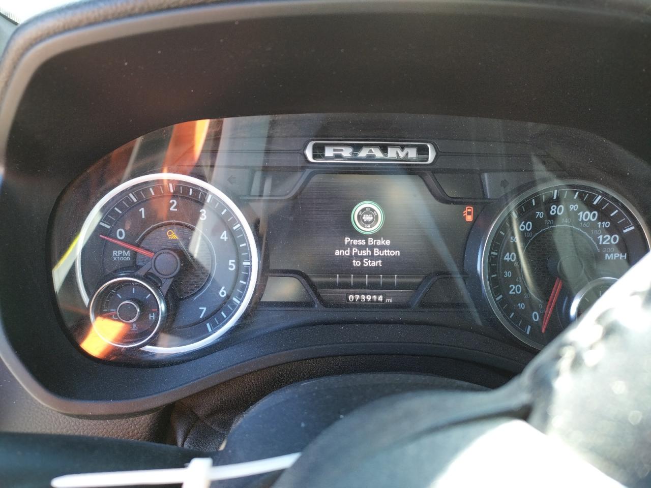 Photo 8 from auction – 2020 RAM 1500 BIG H with VIN 1C6SRFFT0LN409360