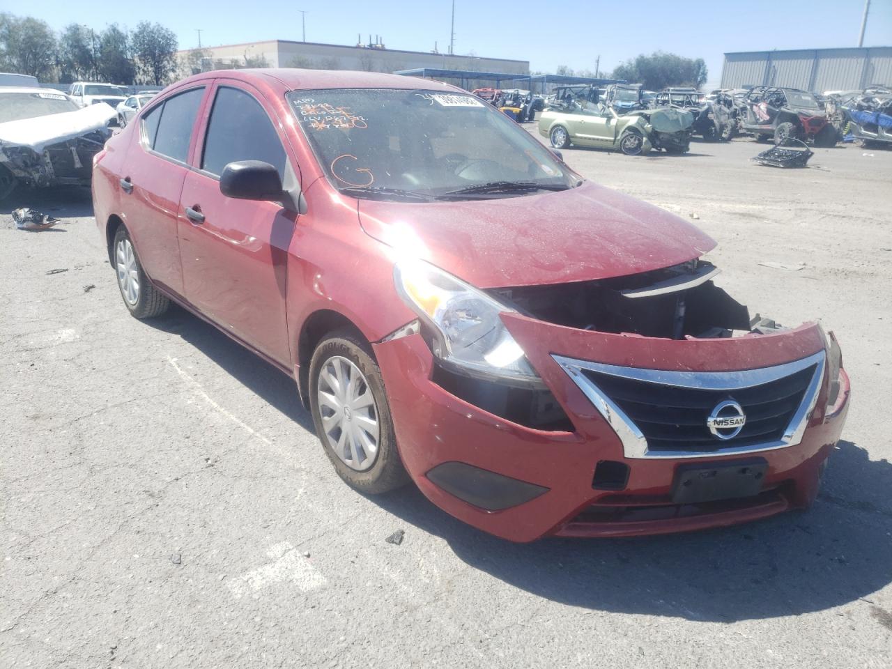 NISSAN VERSA S 2015 with VIN 3N1CN7AP7FL877988 - Photo from auction