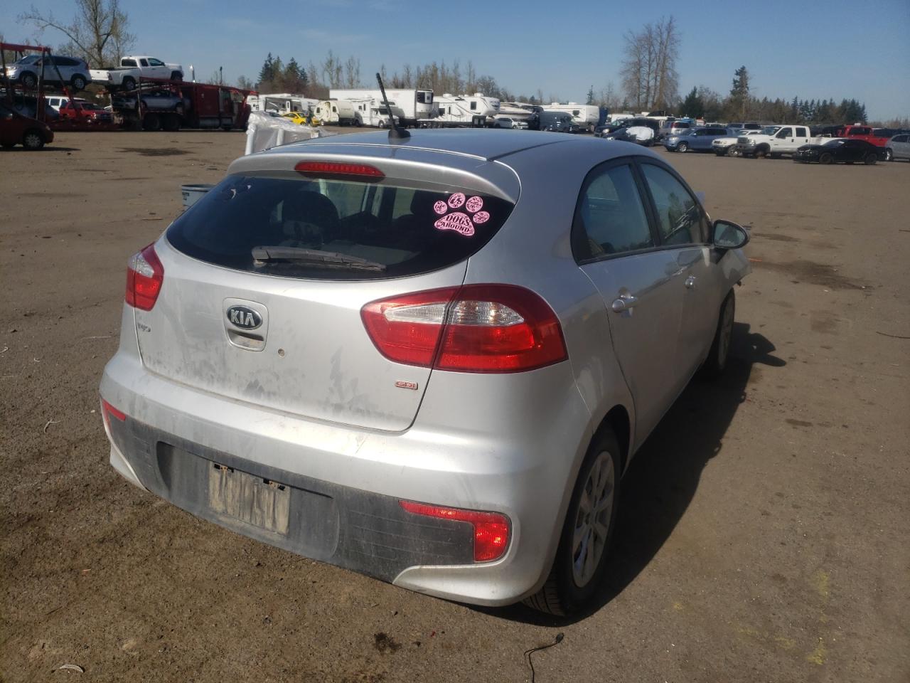 Photo 4 from auction – 2016 KIA RIO LX with VIN KNADM5A32G6686803