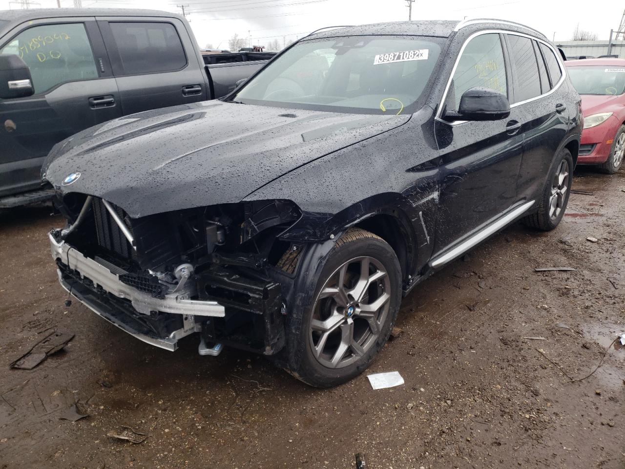 Photo 2 from auction – 2021 BMW X3 XDRIVE3 with VIN 5UXTY5C02M9D81917