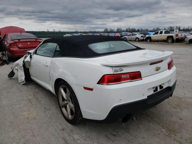 Photo 3 from auction – 2015 CHEVROLET CAMARO 2SS with VIN 2G1FK3DJ0F9106853