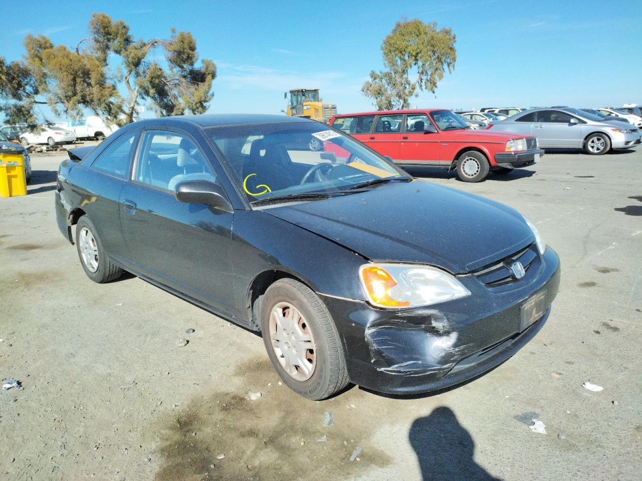 Photo 1 from auction – 2002 HONDA CIVIC LX with VIN 1HGEM22512L088512