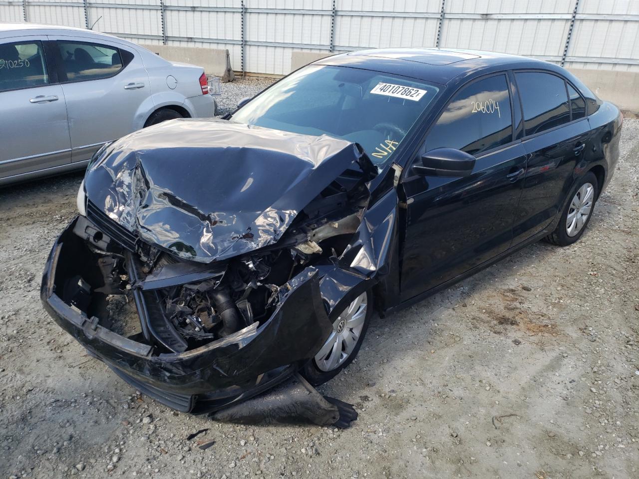 Photo 2 from auction – 2012 VOLKSWAGEN JETTA BASE with VIN 3VW2K7AJ8CM397412