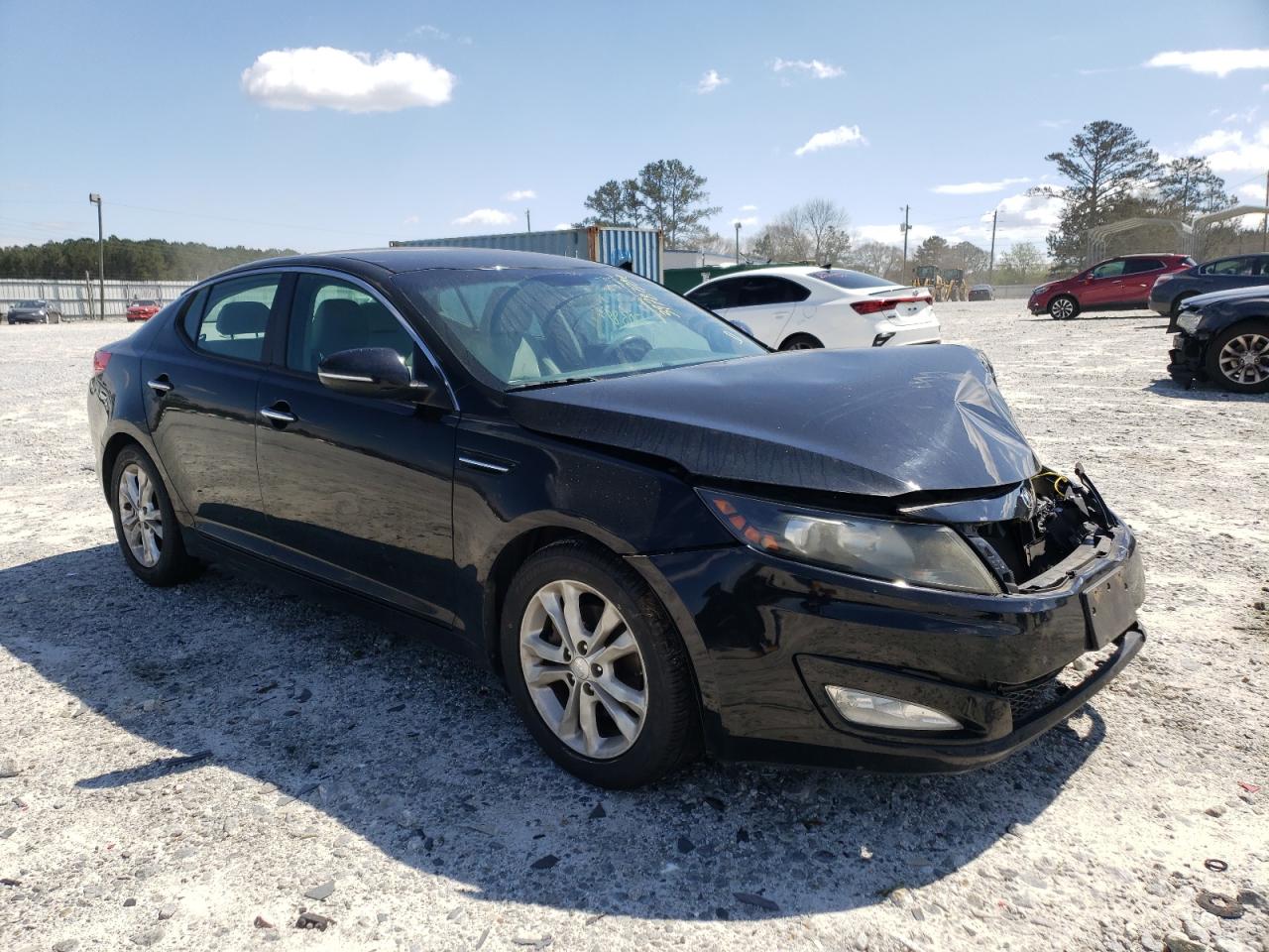 KIA OPTIMA LX 2013 with VIN 5XXGM4A79DG184672 - Photo from auction