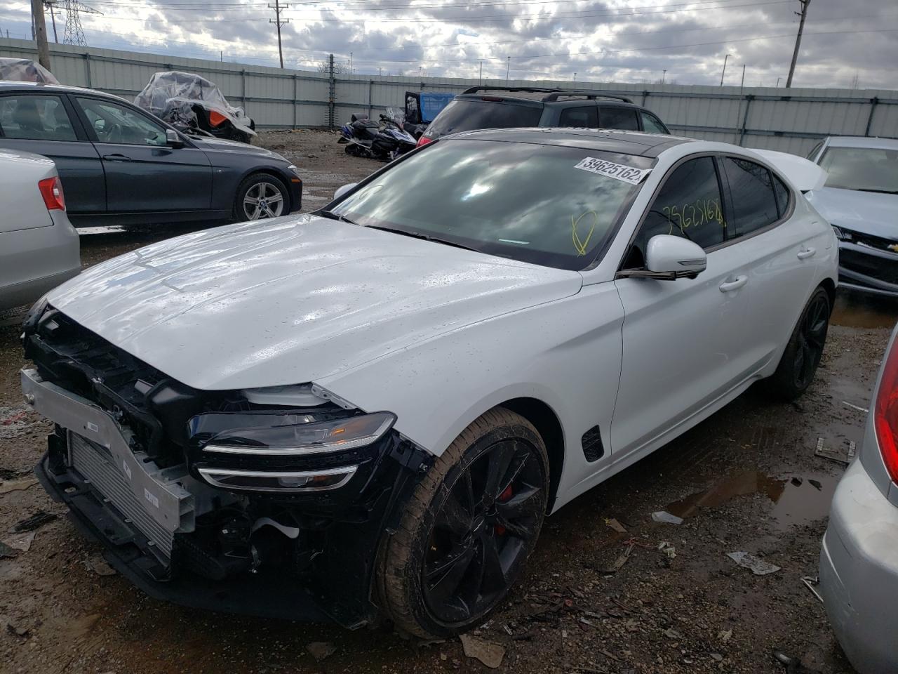 Photo 2 from auction – 2022 GENESIS G70 BASE with VIN KMTG54TE6NU096149