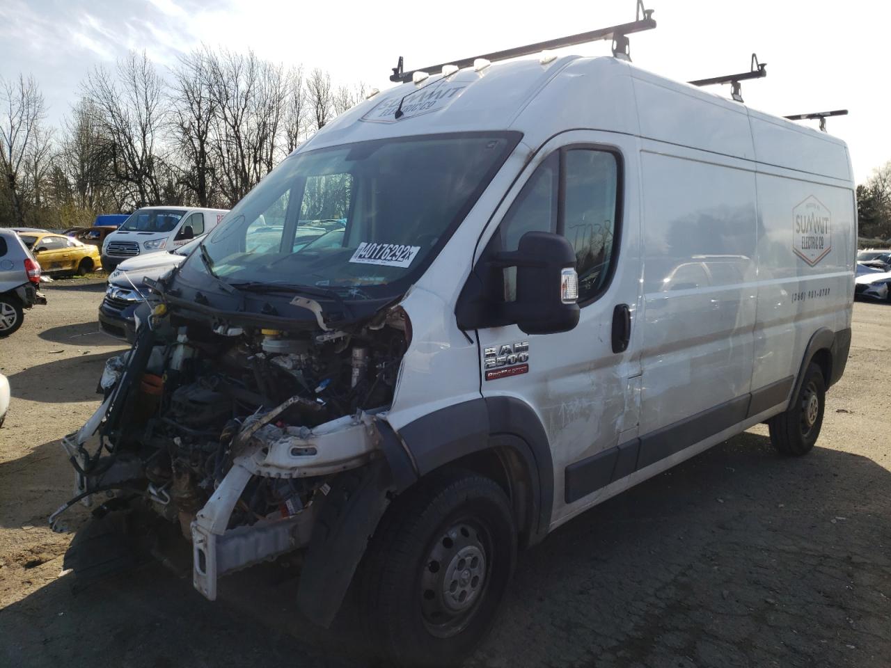 Photo 2 from auction – 2017 RAM PROMASTER with VIN 3C6TRVDG0HE540238