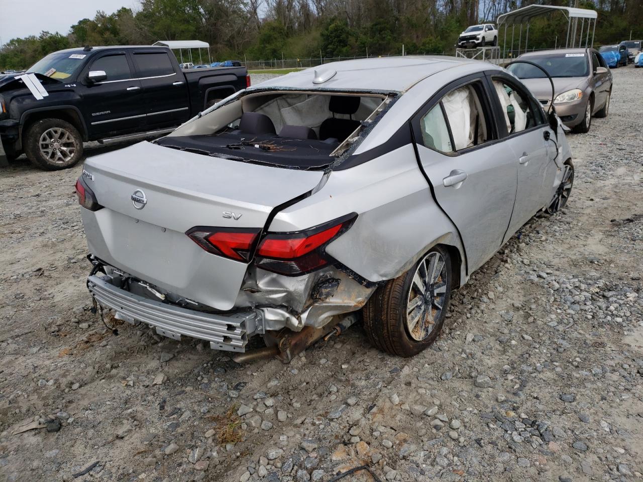 Photo 4 from auction – 2021 NISSAN VERSA SV with VIN 3N1CN8EV8ML853016