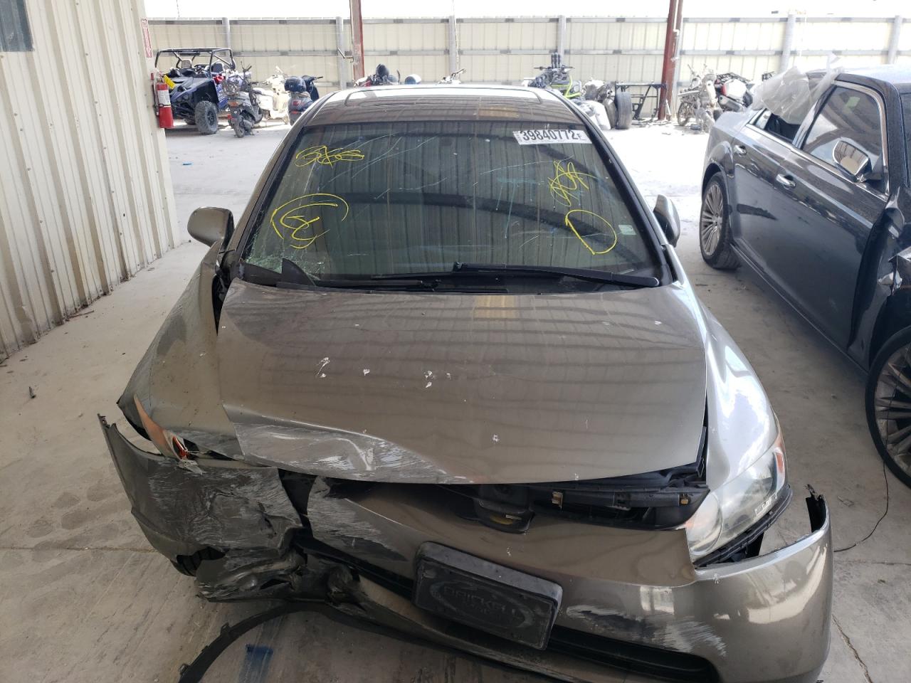 Photo 9 from auction – 2007 HONDA CIVIC EX with VIN 1HGFA16897L074523