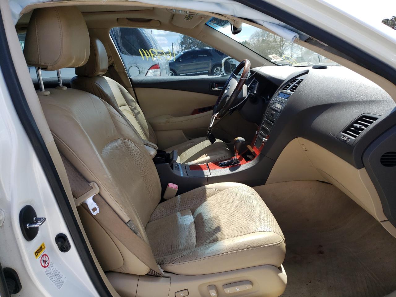 Photo 5 from auction – 2008 LEXUS ES 350 with VIN JTHBJ46G182264649
