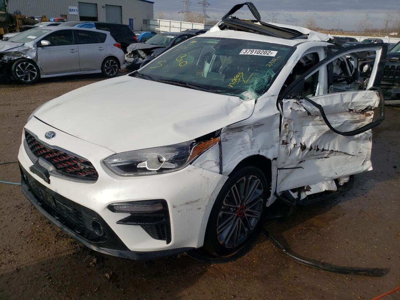 Photo 2 from auction – 2021 KIA FORTE GT with VIN 3KPF44AC4ME304332