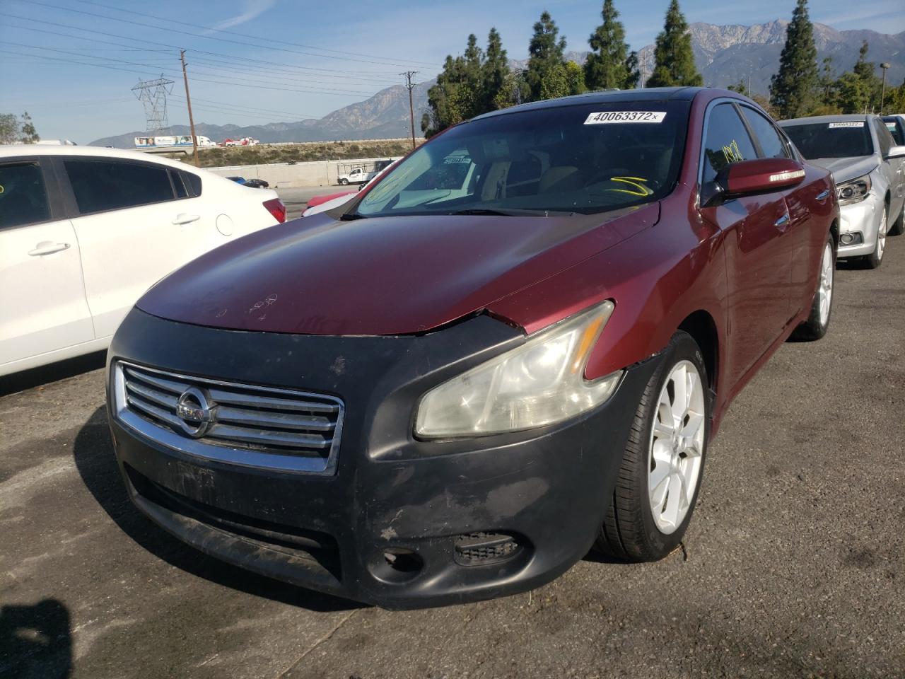 Photo 2 from auction – 2012 NISSAN MAXIMA S with VIN 1N4AA5APXCC838989