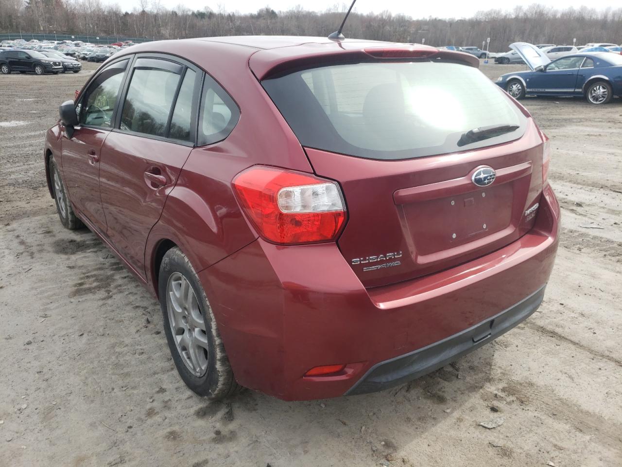 Photo 3 from auction – 2012 SUBARU IMPREZA with VIN JF1GPAA65CH210219