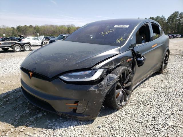 Photo 2 from auction – 2016 TESLA MODEL X with VIN 5YJXCAE48GF002422