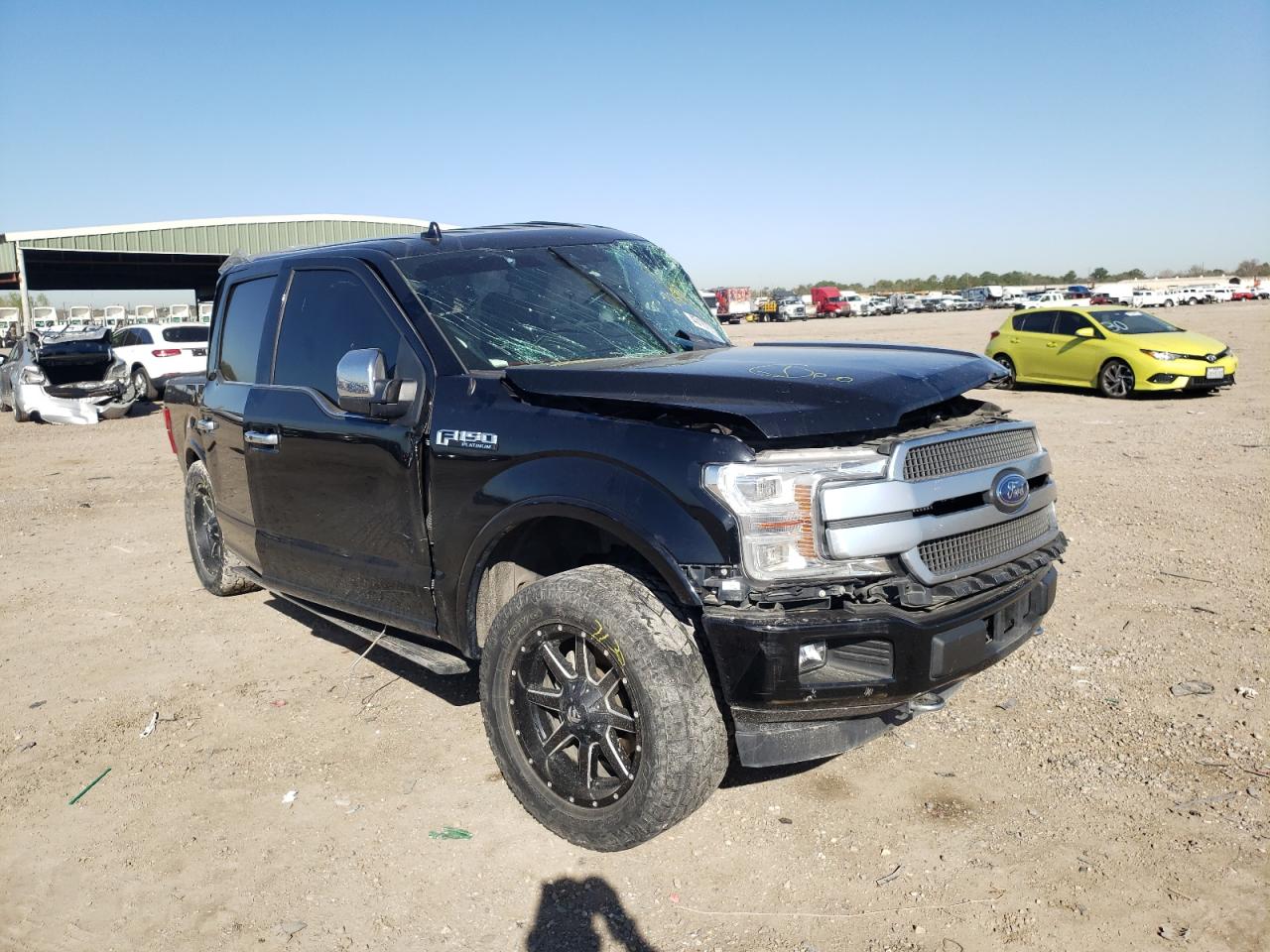 FORD F150 SUPER 2018 with VIN 1FTEW1EG3JFB57410 - Photo from auction