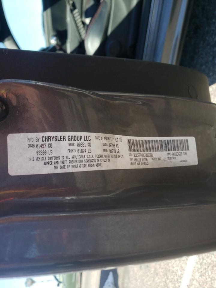 Photo 10 from auction – 2012 FIAT 500 ABARTH with VIN 3C3CFFFH8CT383368