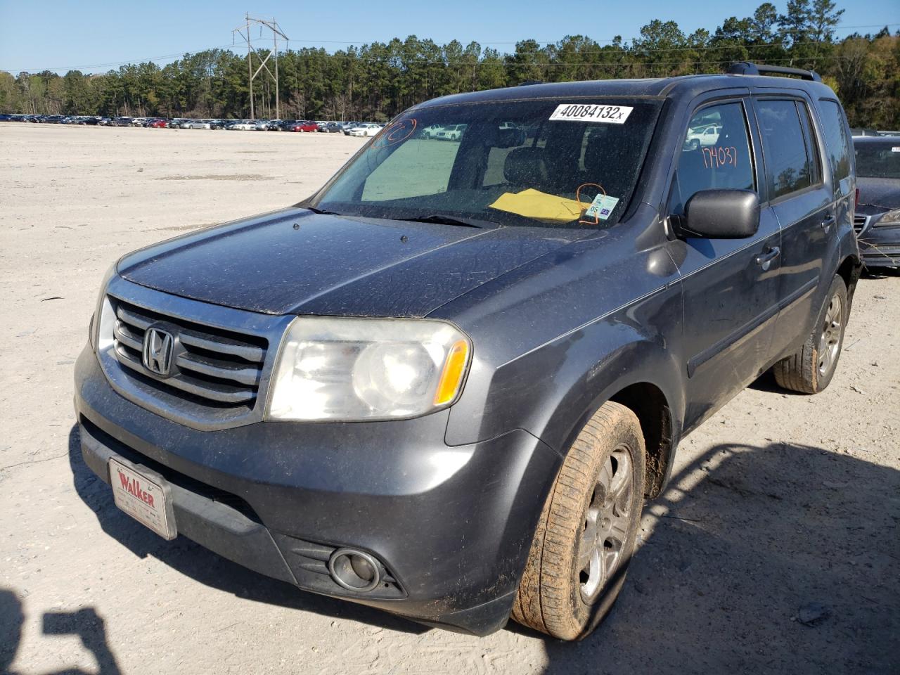 Фото 2 с аукциона – 2012 HONDA PILOT EXL с VIN 5FNYF3H59CB032387