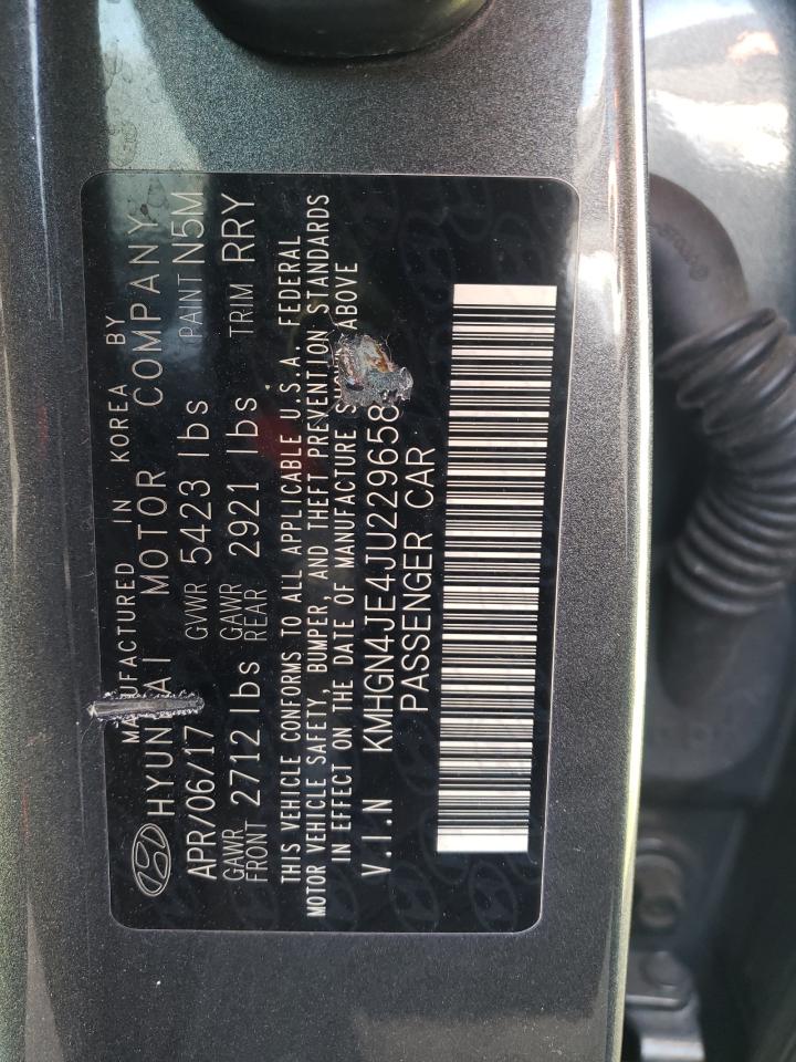 Photo 10 from auction – 2018 GENESIS G80 BASE with VIN KMHGN4JE4JU229658