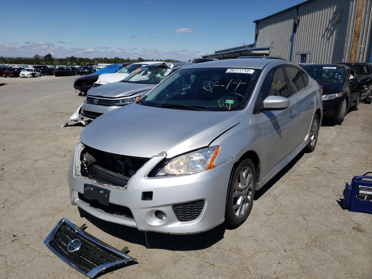 Photo 2 from auction – 2014 NISSAN SENTRA S with VIN 3N1AB7AP3EL615223