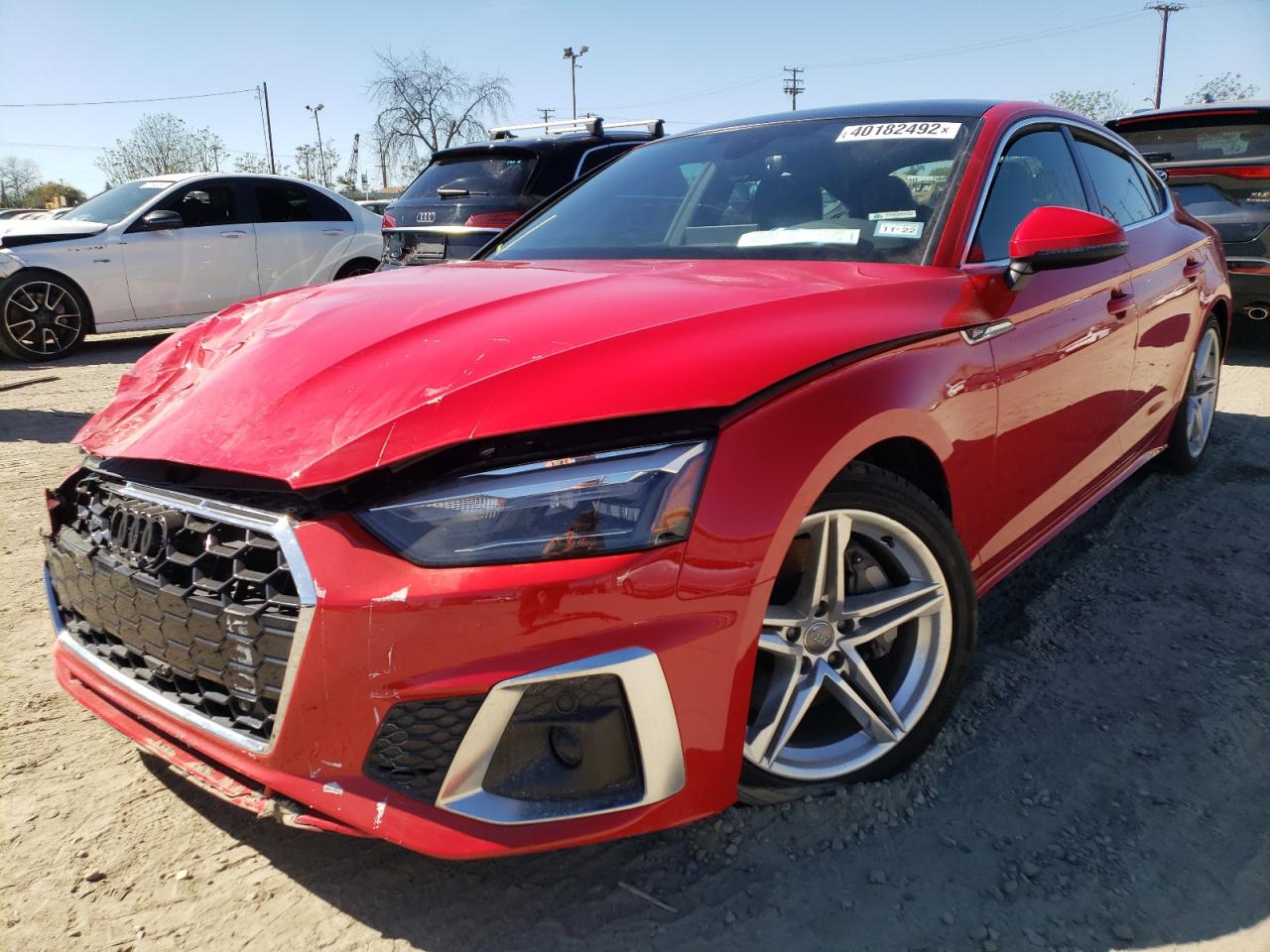 Photo 2 from auction – 2021 AUDI A5 PREMIUM with VIN WAUDACF55MA012564