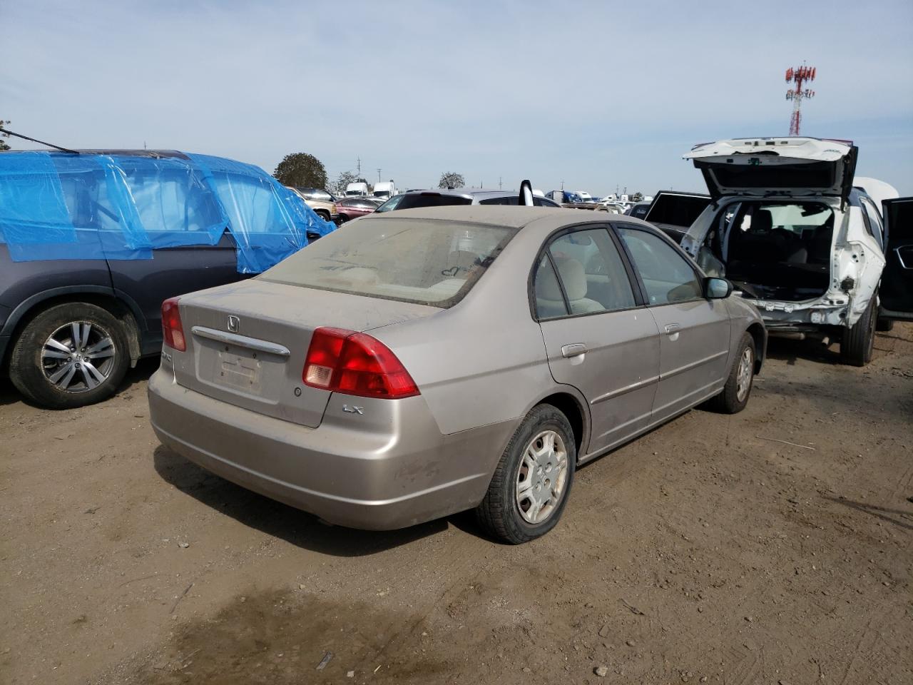 Photo 4 from auction – 2002 HONDA CIVIC LX with VIN 2HGES16582H567288
