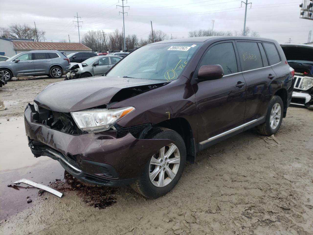 Photo 2 from auction – 2013 TOYOTA HIGHLANDER with VIN 5TDZA3EHXDS045597