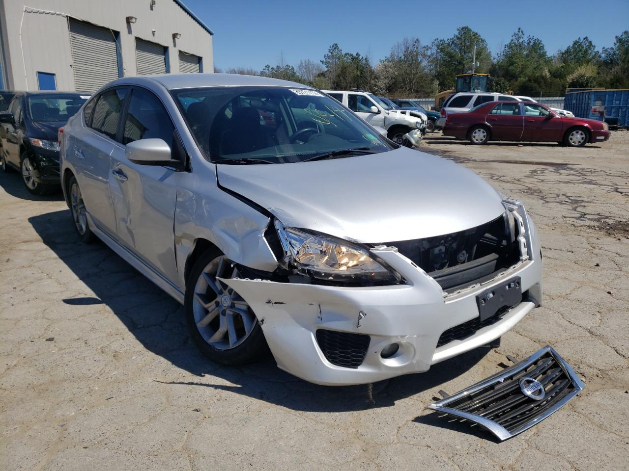 NISSAN SENTRA S 2014 with VIN 3N1AB7AP3EL615223 - Photo from auction