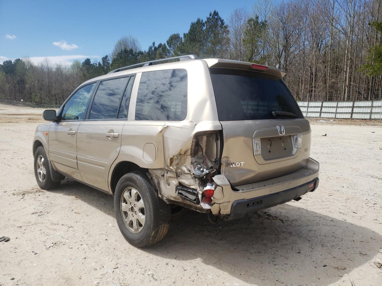 Photo 3 from auction – 2006 HONDA PILOT EX with VIN 5FNYF28636B003250