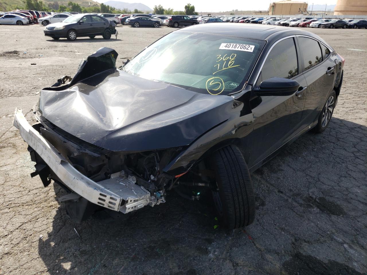 Photo 2 from auction – 2017 HONDA CIVIC EX with VIN 2HGFC2F79HH522524